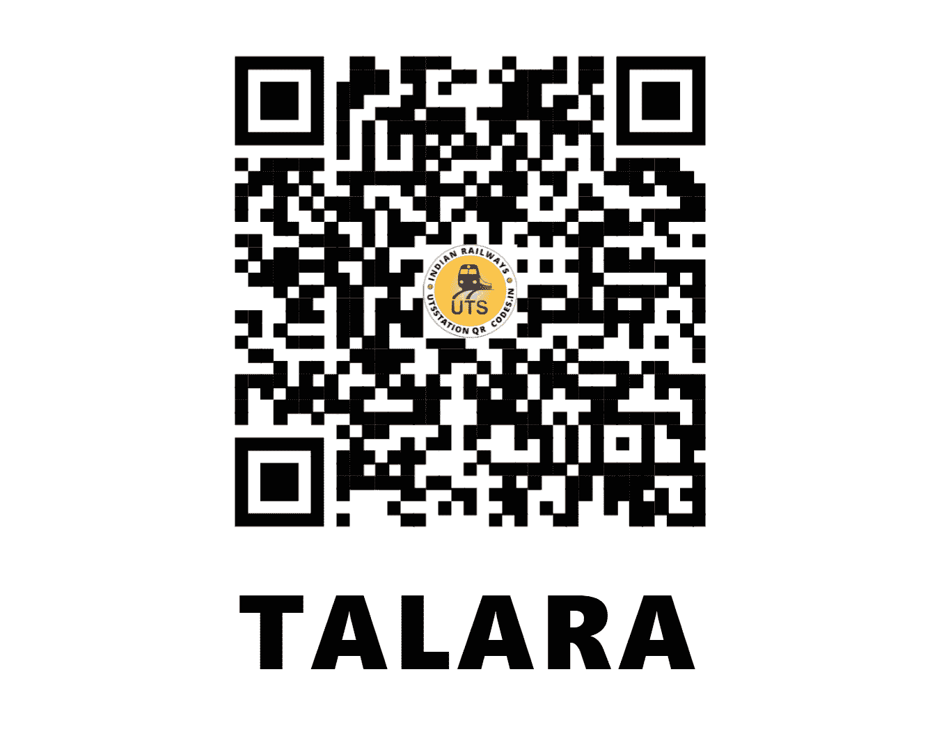 UTS QR Code for TALARA - TLRA - NR (HIMACHAL PRADESH)